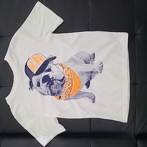 Funny dog short sleeve sz L